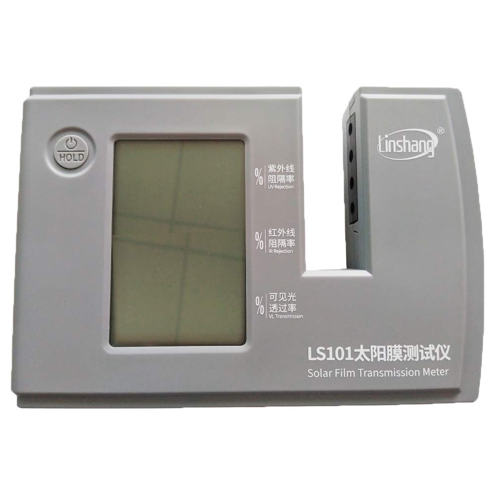 Graigar LS101 Solar Film Transmission Tester Meter IR 950nm UV 365nm VL 380-760nm
