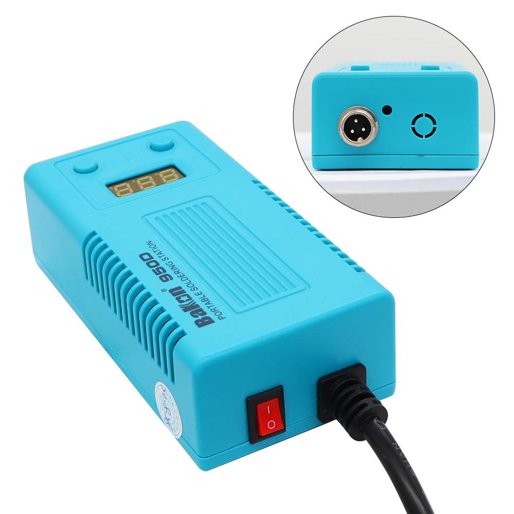 New BK950D Portable Digital Control Temperatures Soldering Station 100-240V,180-450C/356-842F,50W with T13 Heating Elements