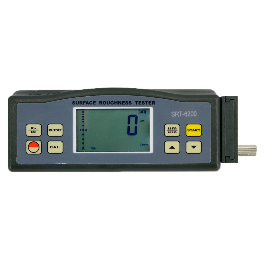 Graigar SRT-6200 Digital LCD Surface Roughness Meter Gauge Ra and Rz Tester Diamond Probe 0.05~10um Ra 100um Rz