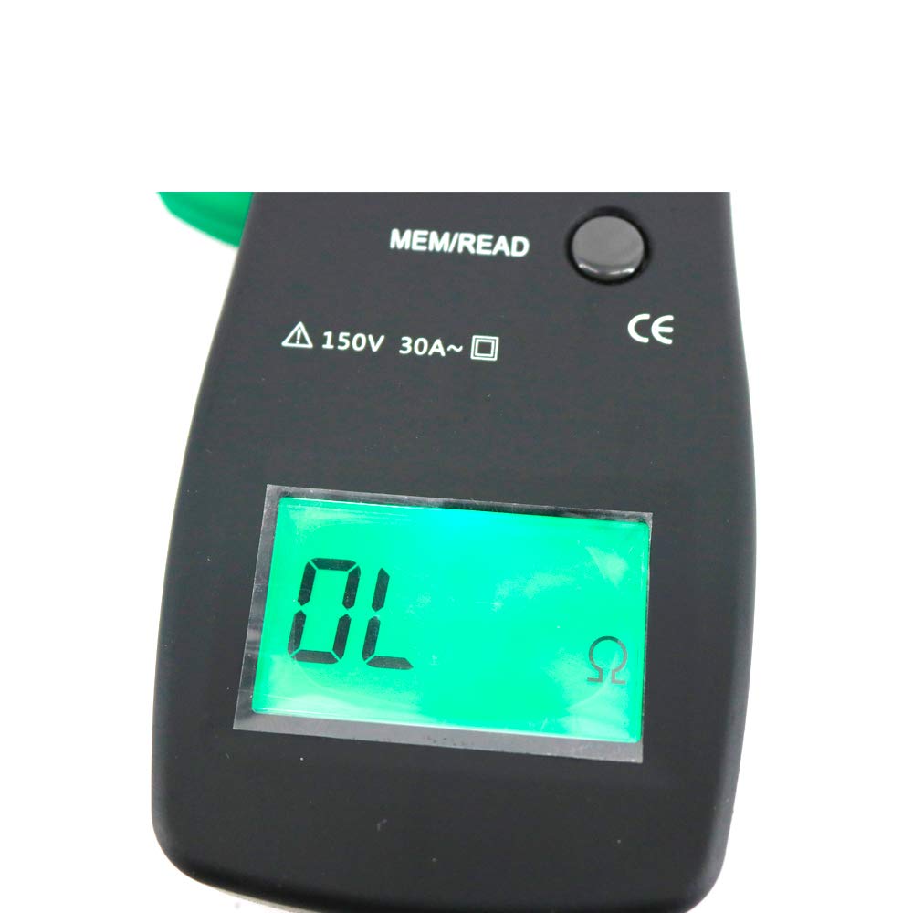 Graigar DY1000A Digital Clamp-on Grounding Earth Resistance Tester Meter