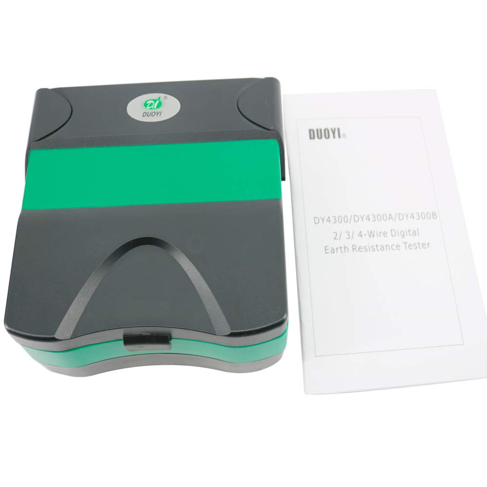 Graigar DY4300A 4-Terminal Multimeter Tester Electrical Instrument Earth Ground Resistance and Soil Resistivity Tester