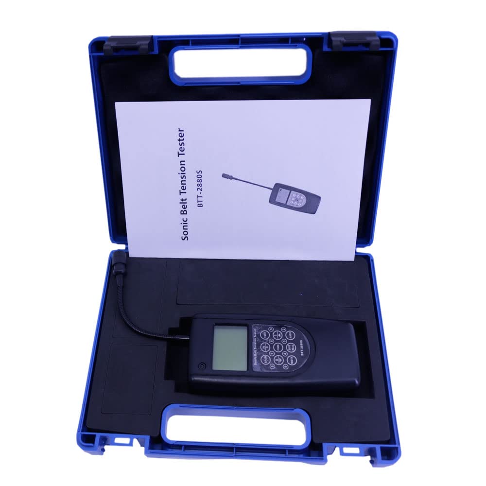 New BTT-2880S Digital Sonic Belt Tension Tester Range 10-680Hz Portable Belt Tension Gauge