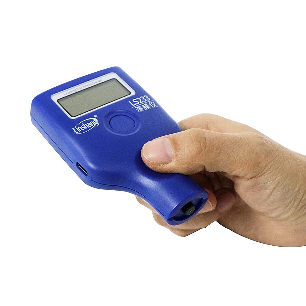 LS233 Automotive Car Paint Thickness Meter with Dual Screen Fe/NFe Coating Thickness Gauge