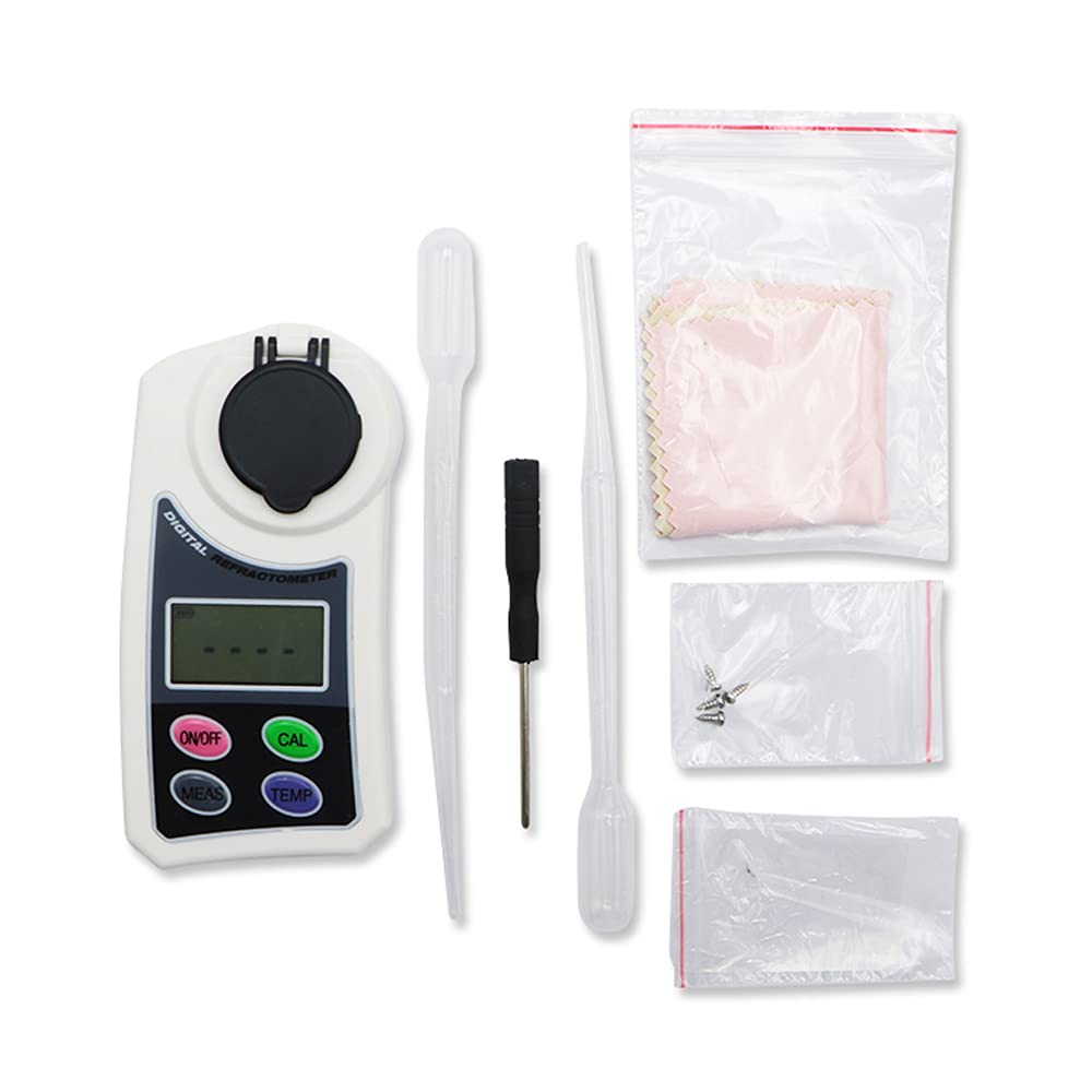 Graigar AMSZ Digital Refractometer High-Precision Fruit Sugar Content Tester 0.2Brix Accuracy