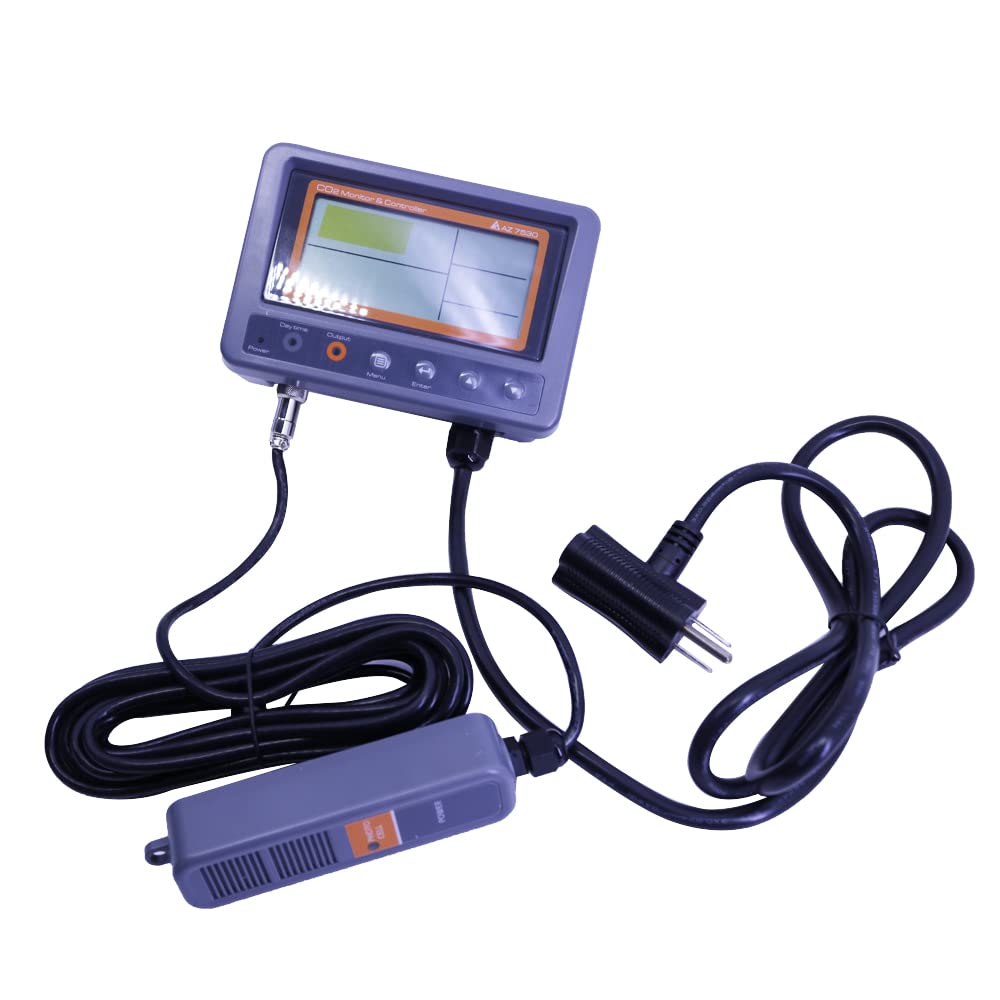 AZ7530 External Sensor Carbon Dioxide Tester Digital CO2 Monitor CO2 Detector 0~5000 ppm
