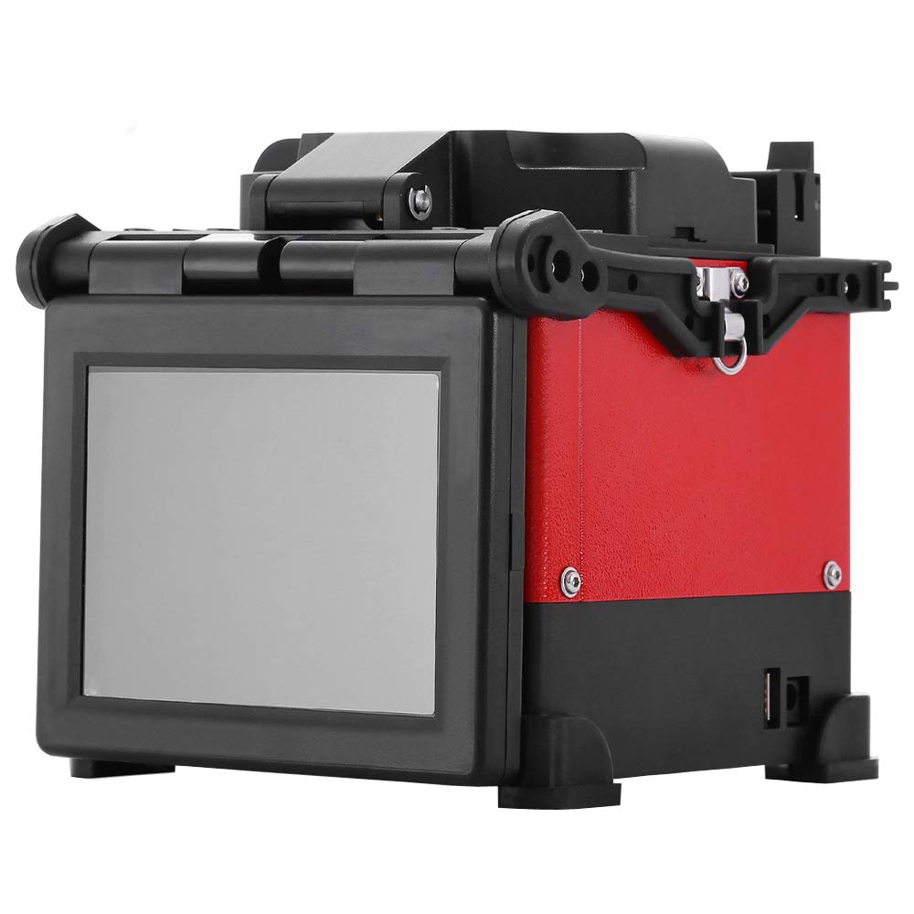 Graigar JW4108S Fully Automatic Heating Intelligent Optical Fiber Fusion Splicer Fiber Optic Splicing Machine 5 Inch LCD Display