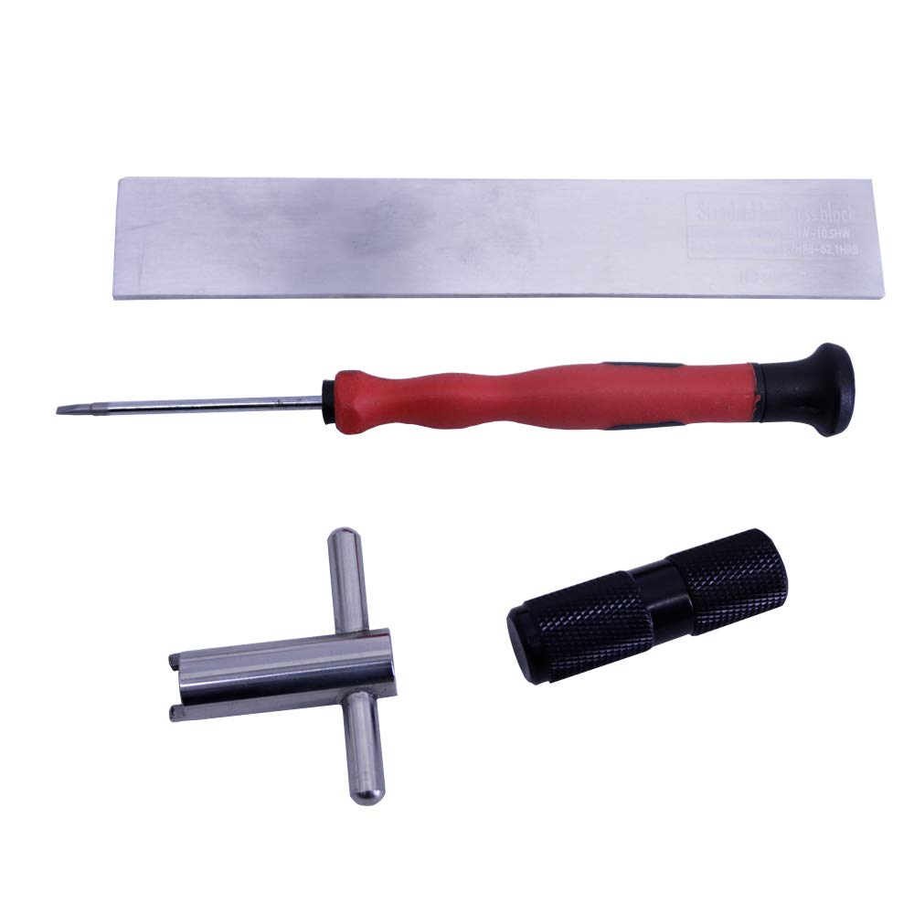 New W-B75 Portable Webster Hardness Tester Metal Durometer Brass and Super-hard Aluminum Alloy Copper Hardness Gauge 0-20HW