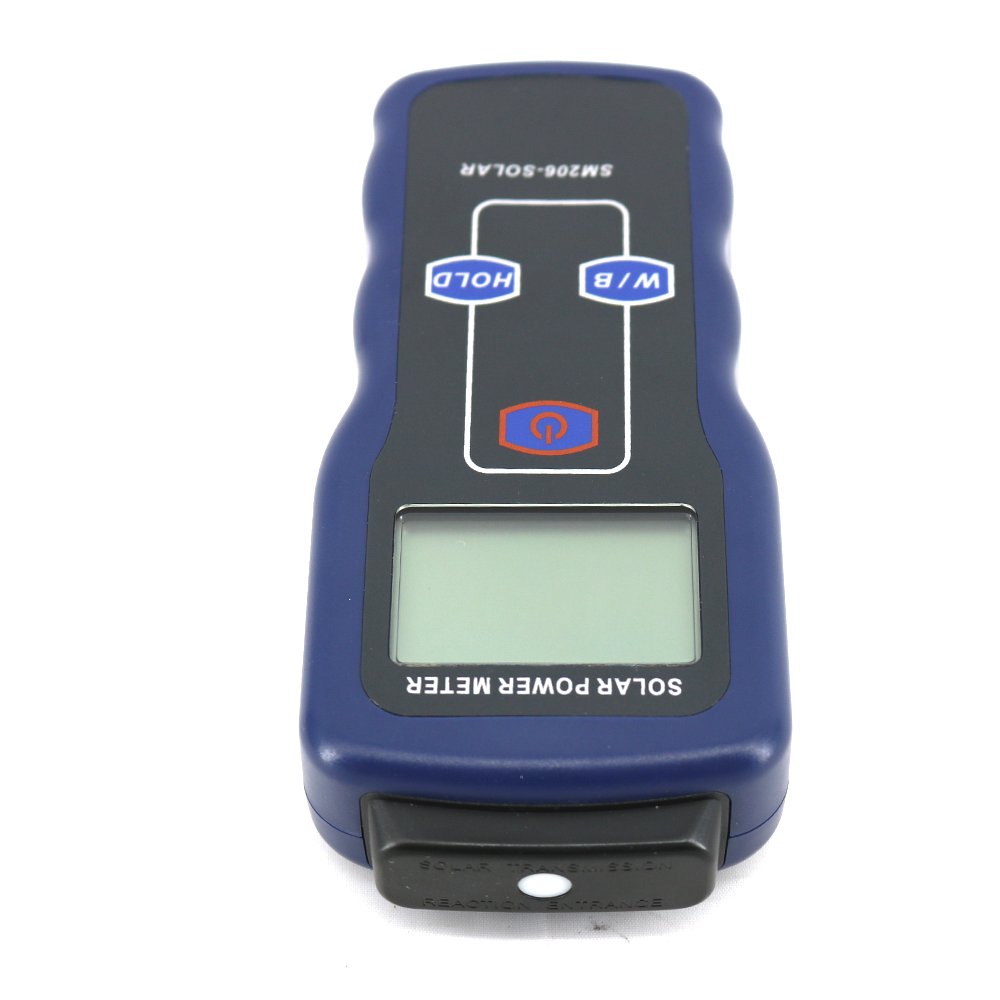 Graigar SM206 Digital Solar Power Meter with LCD Display Glass Light Intensity Solar Radiation Tester