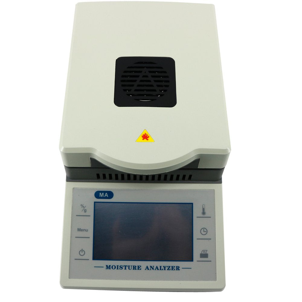 Graigar MA-50-10 Touch Screen Halogen Aluminum Dish Moisture Analyzer 50g 0.01g 0.1%