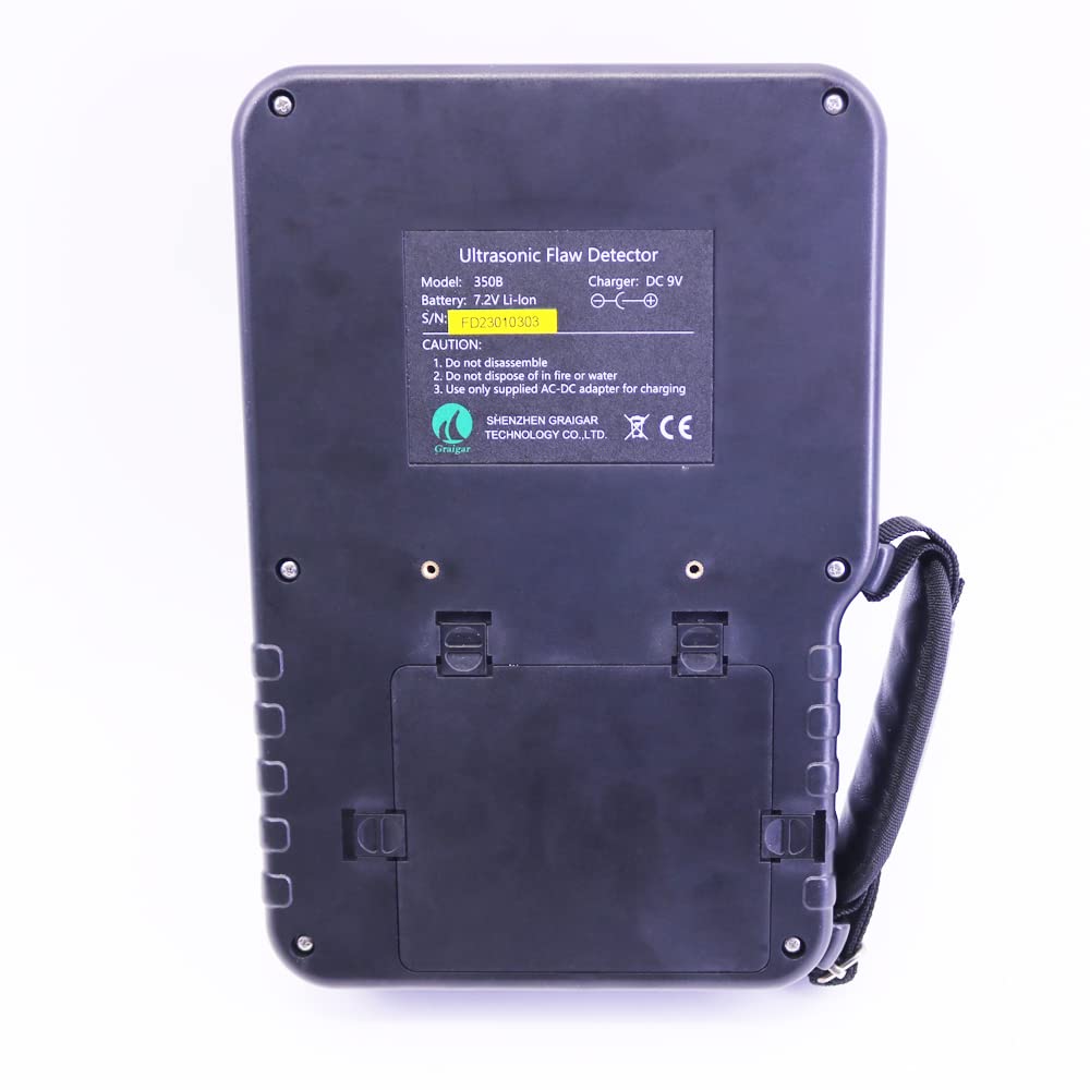 Graigar Handheld Ultrasonic Flaw Detector MFD350B NDT with Extra Probes and Cables