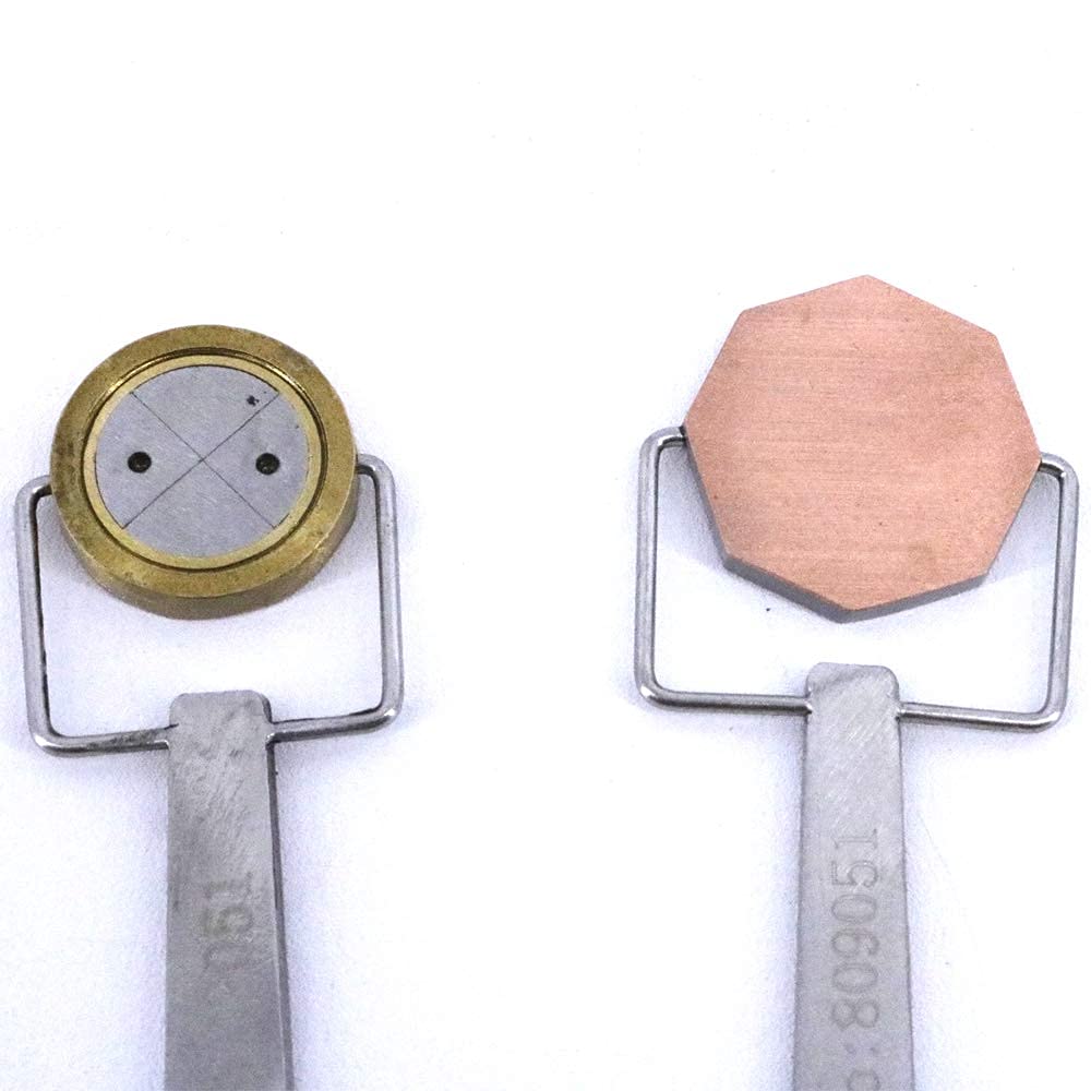 GPG01 Pie Gauge Magnetic Field Indicator Magnetic Particle Testing Block 3 Pieces Kit