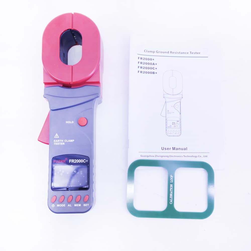 FR2000C+ Clamp Ground Resistance Tester Multifunctional Resistance Tester Range: 0.01-1200ohm