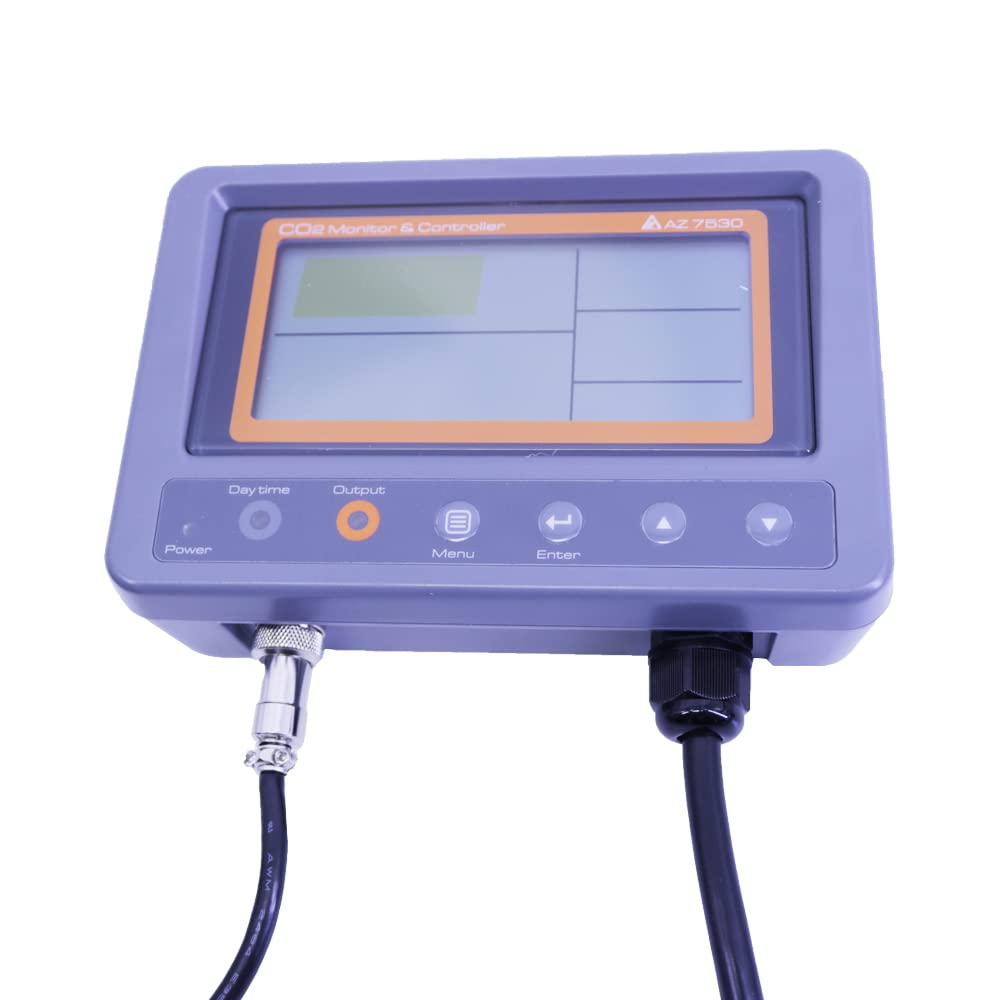 AZ7530 External Sensor Carbon Dioxide Tester Digital CO2 Monitor CO2 Detector 0~5000 ppm