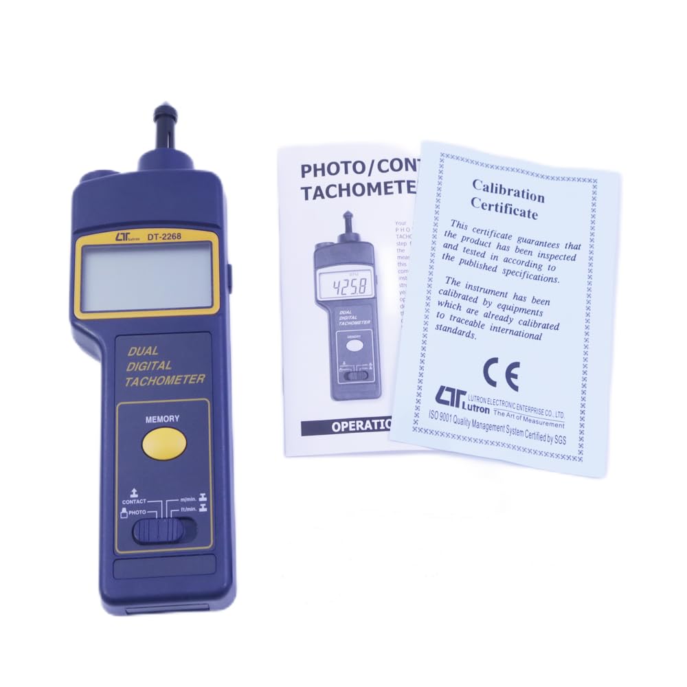 DT-2268 Photo Tachometer Contact Tachometer Measuring Range From 0.5 to100,000RPM