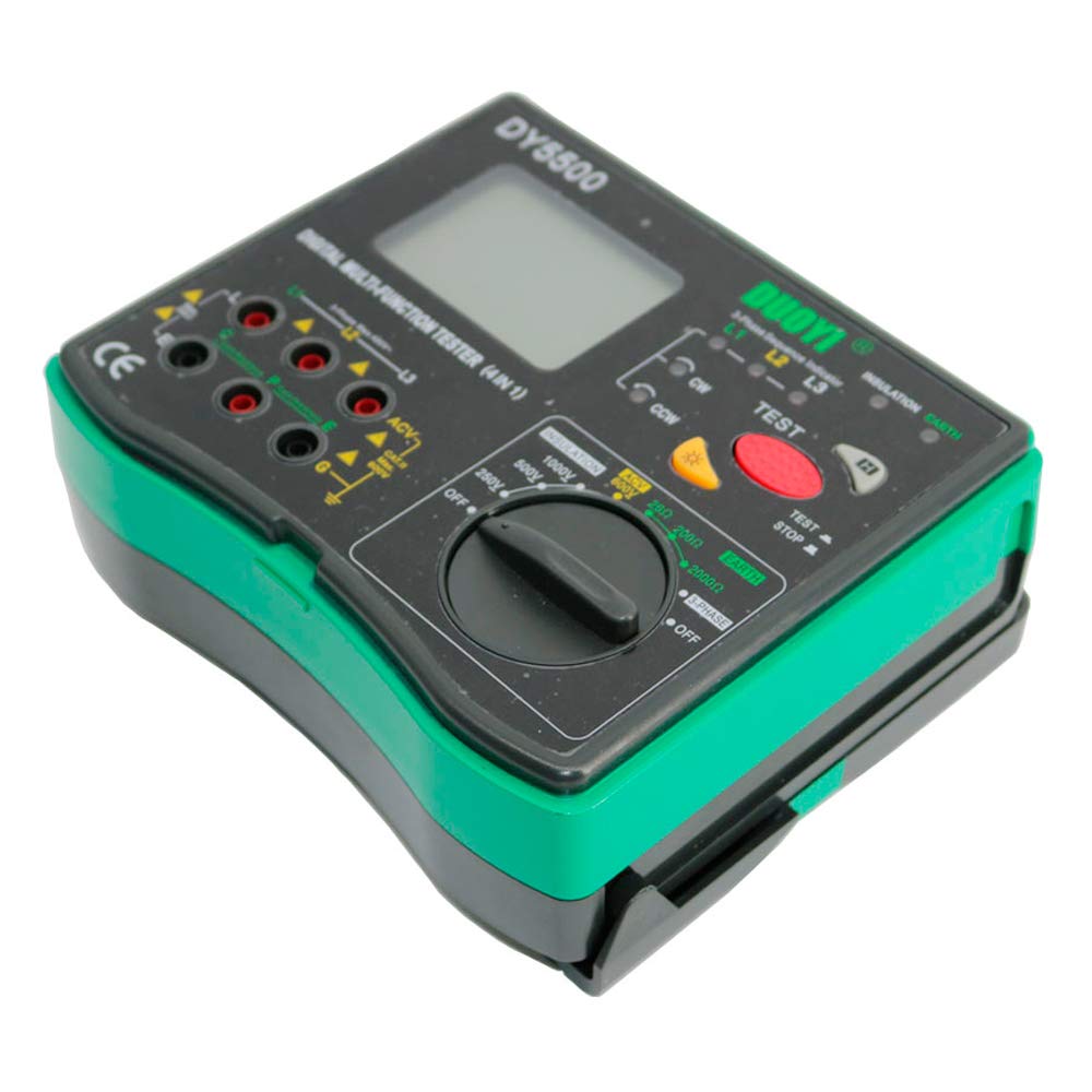Graigar 4 in 1 Digital Multi-function Tester DY5500 AC 600V Voltage Measurement Test Multimeter 2000Mohms Resistance