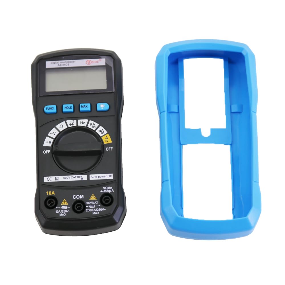 ADM01 Digital Multimeter Autorange AC/DC Voltage Current Resistance Meter Frequency Tester 0-20kHz