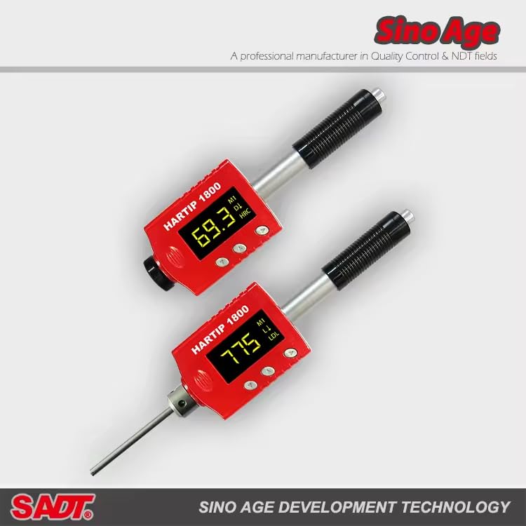Digital portable metal rockwell hardness tester price HARTIP1800 with D&DL 2-in-1 probe