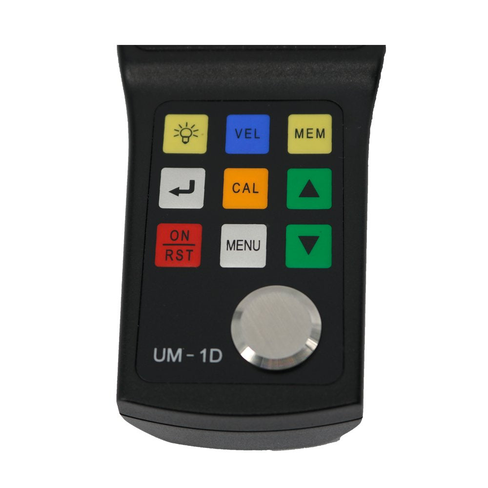 Graigar UM-1D Digital Through Coating Ultrasonic Thickness Gauge Tester Meter 0.03'' to 12'' with PT-08 Probe Transducer P-E and E-E Echo-Echo