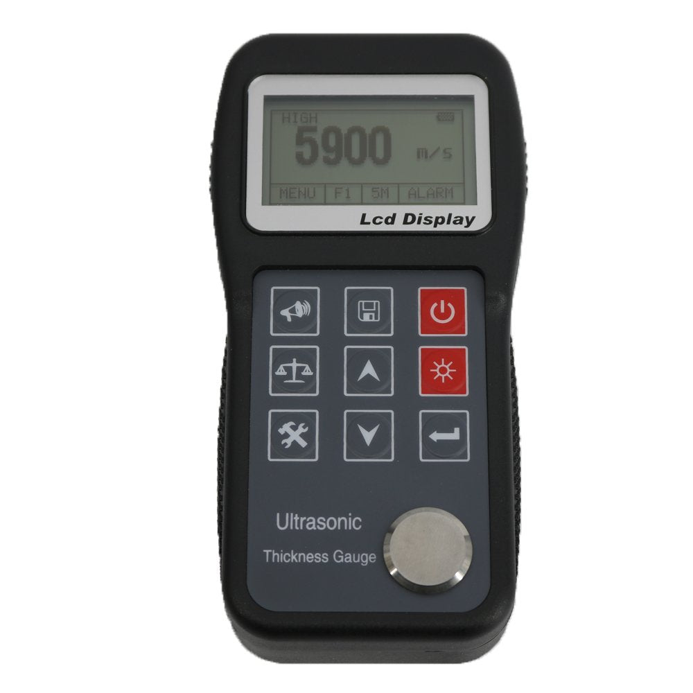 Graigar Ultrasonic Thickness Gauge Tester Meter NDT310 Measuring Range 0.75mm-300.0mm/0.03inch 11.8inch