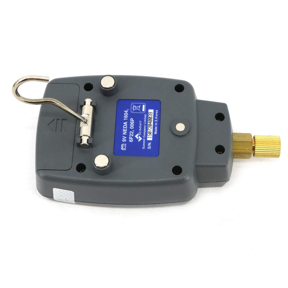 Graigar SUMMIT-605 Digital Vacuum Gauge Single Pressure Gauge with LCD Backlight SUMMIT605 Digital Vacuum Gauge Tester Meter