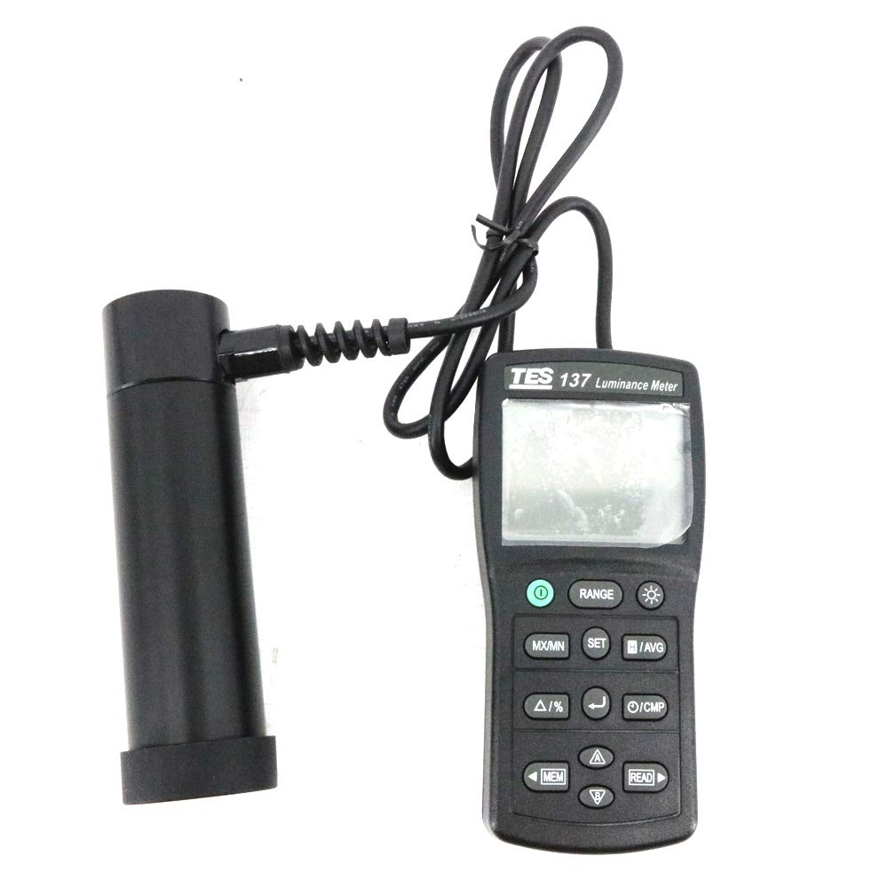 Graigar TES-137 Luminance Meter Light Meter Dual Display 4-Digit LCD
