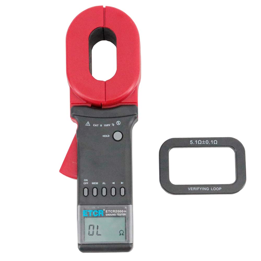 Graigar ETCR2000+ Clamp Ground Earth Resistance Tester Meter Digital Clamp Meter for Measuring Earth Resistance and Leakage Current