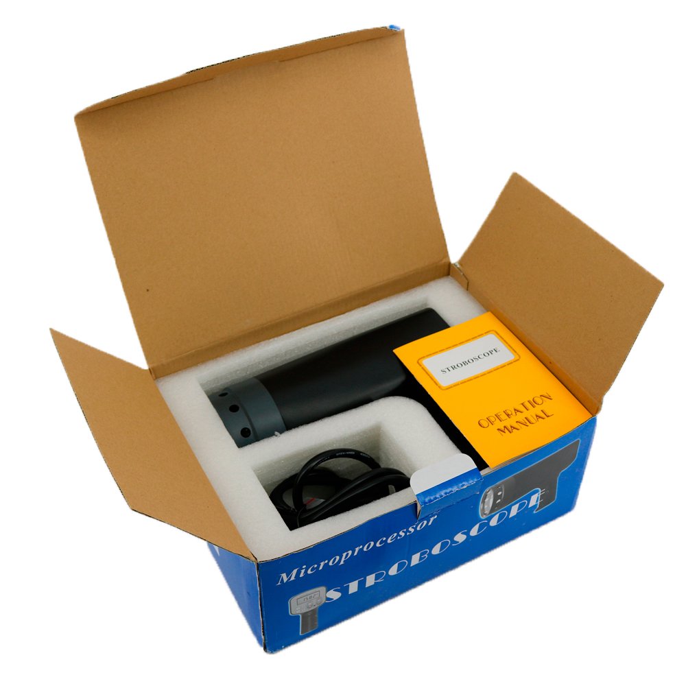 Graigar Digital Stroboscope DT-2350PD Strobe Flash Meter Stroboscopique Instrument with Measuring Range 50~30,000 FPM for Stillness Image