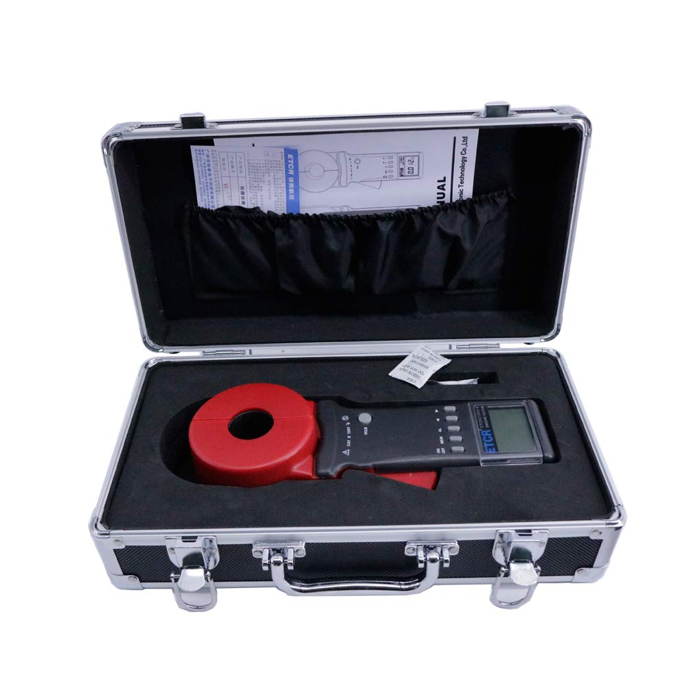 Graigar ETCR2100A+ Digital Clamp Meter Ground Earth Resistance Meter Tester Clamp Earth Resistance Tester 0.01-1200 Measuring Range