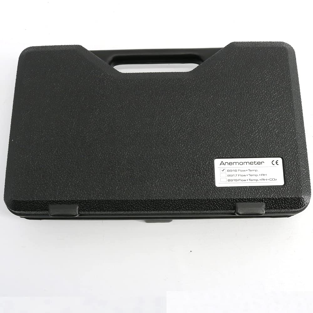 AZ8916 Portable Wind Speed Meter 10cm Vane Anemometer Temperature Air Velocity Tester