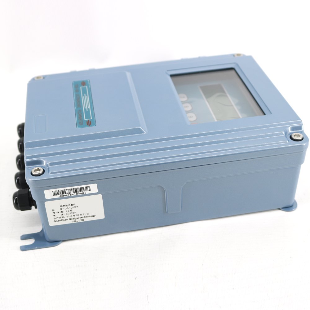 Graigar TDS-100F-M2 Fixed Ultrasonic Flowmeters Wall-Mount Flow Meter DN50-700mm 1.97-27.56in with M2 Transducer