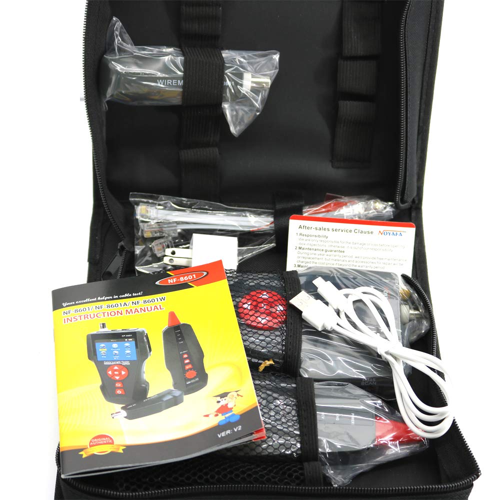 NF-8601W Multi-Functional Network Cable Length Tester LCD Breakpoint Tester POE