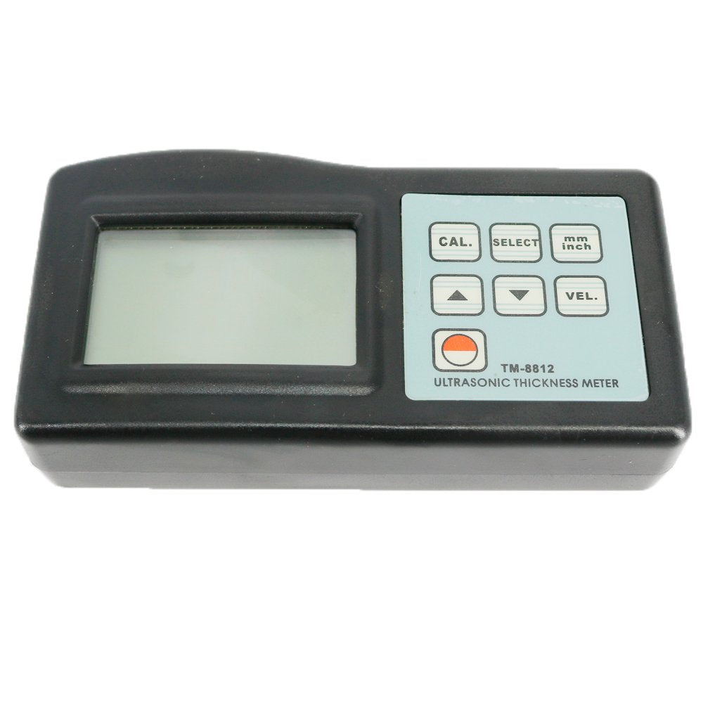 Graigar TM8812 Digital Ultrasonic Thickness Gauge Meter Tester TM-8812 for Metal Polyethylene Steel 1.2~200mm / 0.05~8 inch