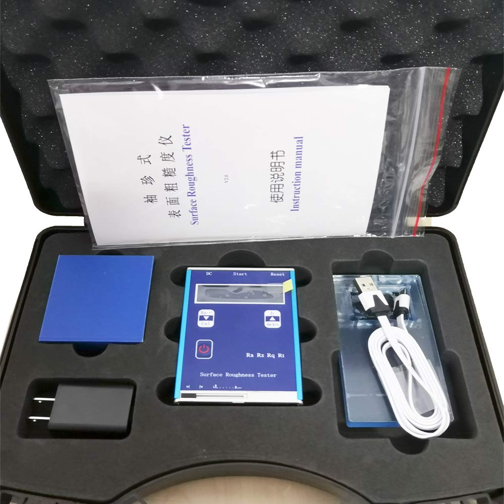 New KR110B Digital Surface Roughness Tester Ra, Rz, Rq, Rt Portable Profilometer Metal Roughness Meter