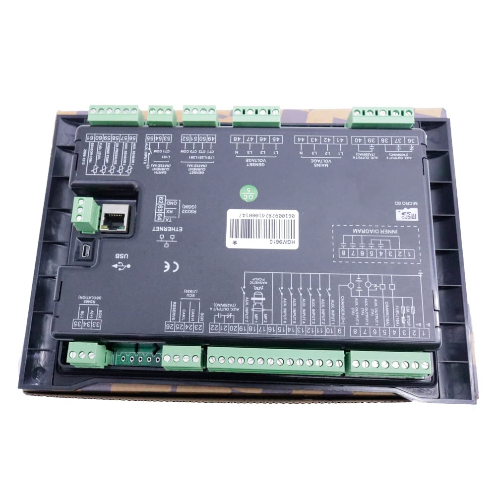 Smartgen HGM9610 Remote Auto Start/Stop Generator Controller with Ethernet Port, Schedule Function, CANBUS