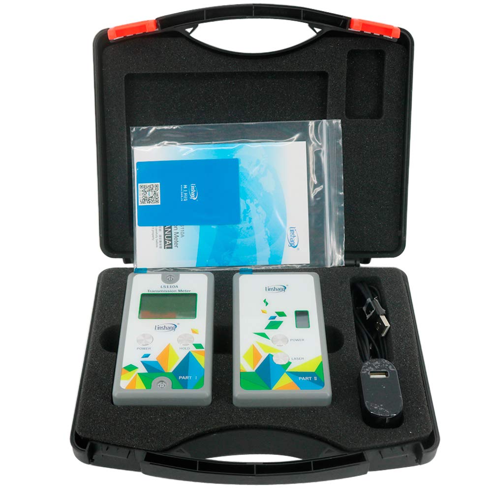 Graigar Split Transmission Meter Tester LS110A with IR UV Rejection 550nm Visible Light Transmittance for Glass Film Front Windshiled