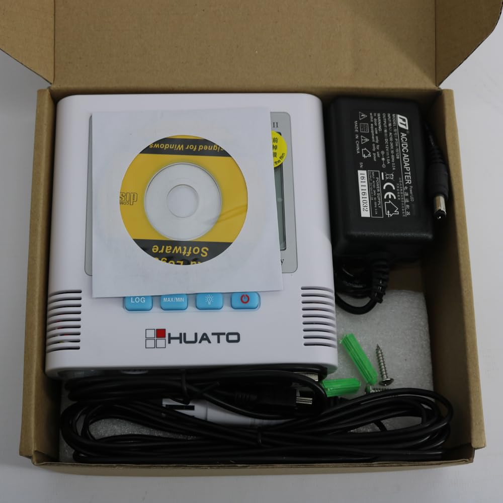S500-EX Digital Alarm Temperature Humidity 2 Channels Data Logger -40~+85C 0~100% RH with 3 Meters Enternal Sensor