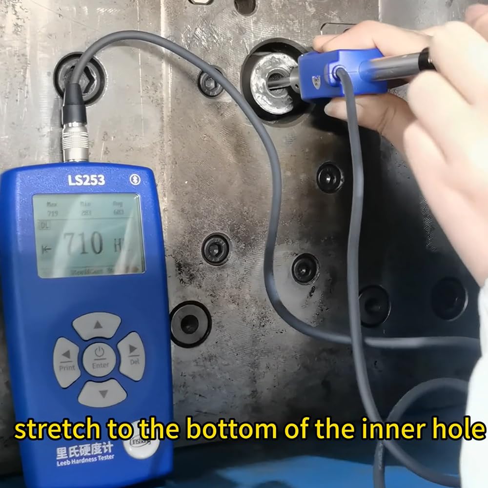 LS253DL Digital Leeb Hardness Tester with Split-type DL Probe Narrow Groove Metal Hardness Gauge HLDL(170-960)