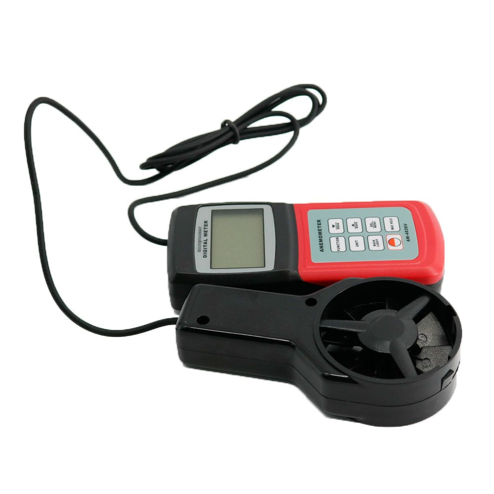 Graigar AM-4836V Digital Anemometer Air Flow Wind Speed Wave Height Meter Tester AM4836V