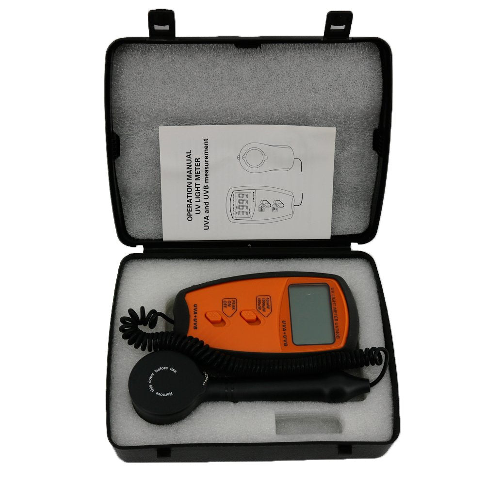 Graigar UV340B Digital UV Intensity Light Meter with 280~380nm
