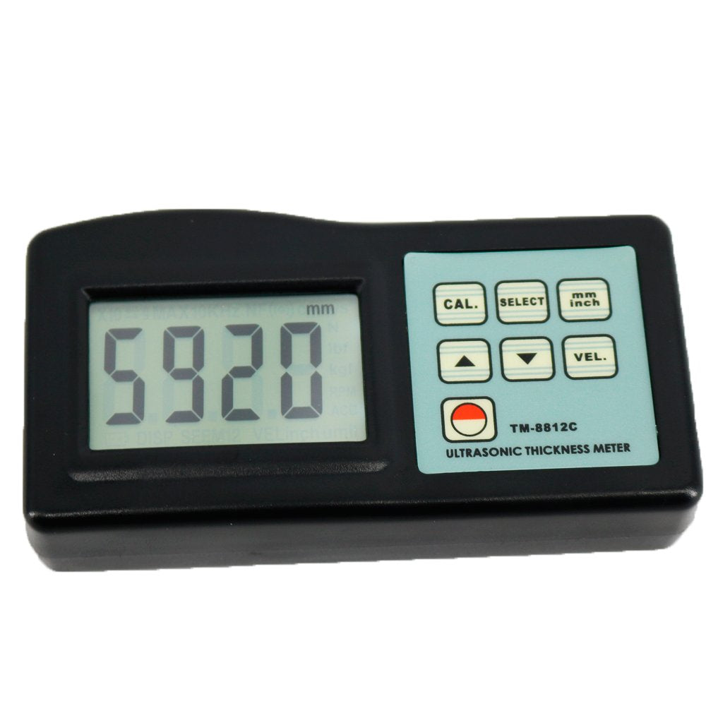 Graigar TM-8812C Ultrasonic Thickness Gauge Meter Tester 1.0~200 mm / 0.04~8 inch Resolution 0.01mm TM8812C