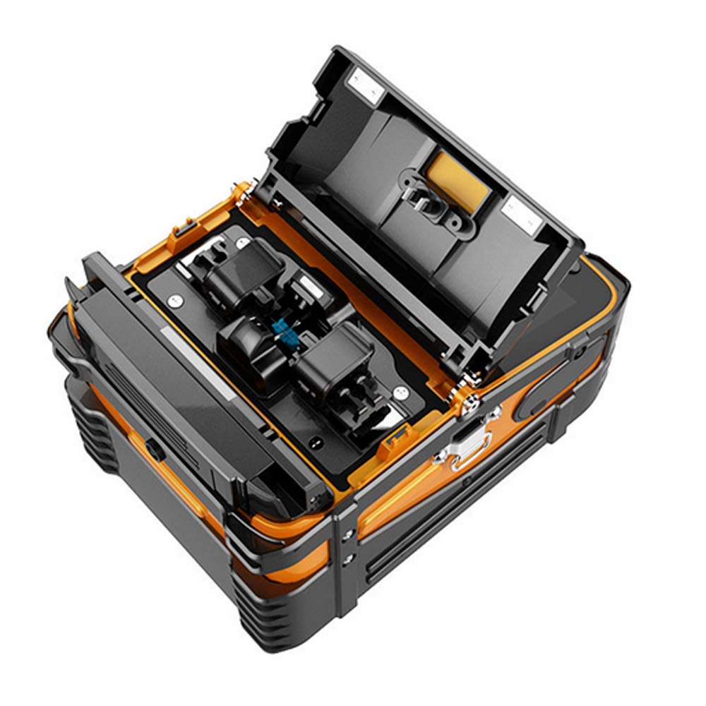 Graigar AI-9 Automatic Fiber Optical Fusion Splicer AI-9 Fiber Splicing Machine Tool Accessories Set Expanded 300 Times 5-Inch TFT Display