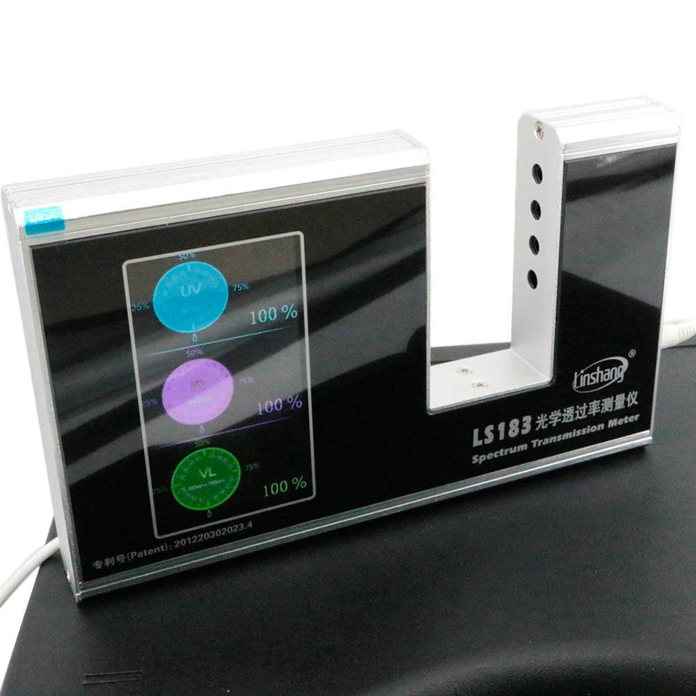 Graigar Spectrum Transmission Meter LS183 IR 950nm UV 365nm VL 380-760nm for Coatings,Insulating Glass,Foil Glass,PMMA Material,PC Materials Testing