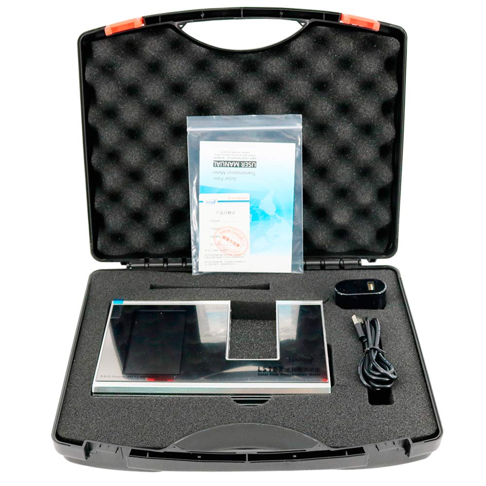 Graigar Solar Film Transmission Meter LS182 SHGC Window Energy Meter with UV Full IR Visible Light Transmittance Solar Heat Gain Coefficient with Six Results