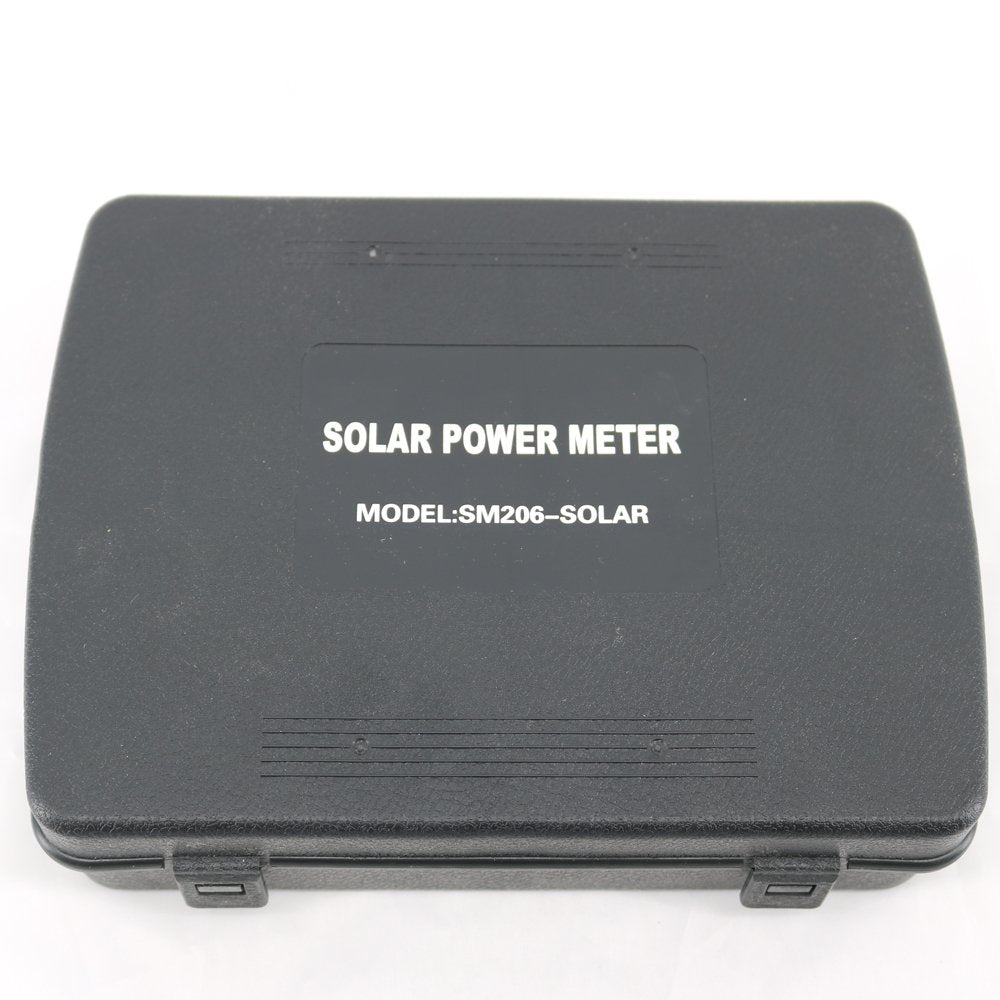 Graigar SM206 Digital Solar Power Meter with LCD Display Glass Light Intensity Solar Radiation Tester