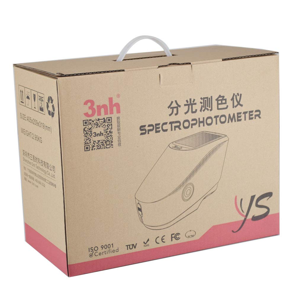 Graigar YS3010 High Precise Portable Handheld Grating Spectrophotometer with 8mm Measuring Aperture Color Matching
