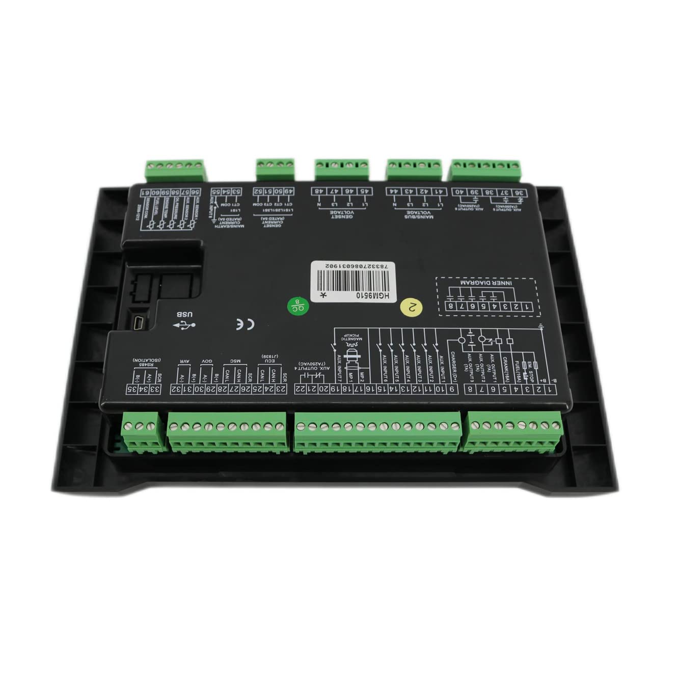 Smartgen HGM9510 Parallel Manual/Auto Generator Controller Panel with RS485 and CANBUS