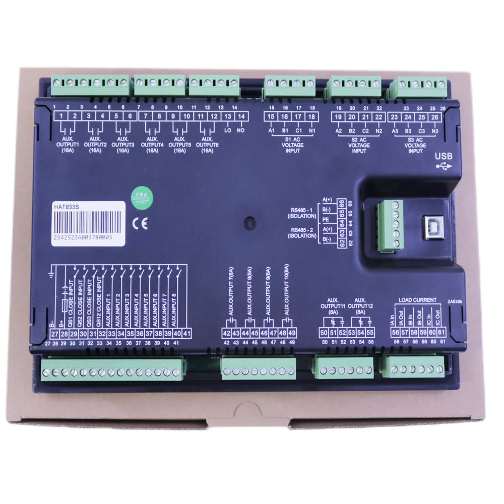 Smartgen HAT833S Three Power ATS Controller Generator Controller Tri-supply Automatic Controlling Module