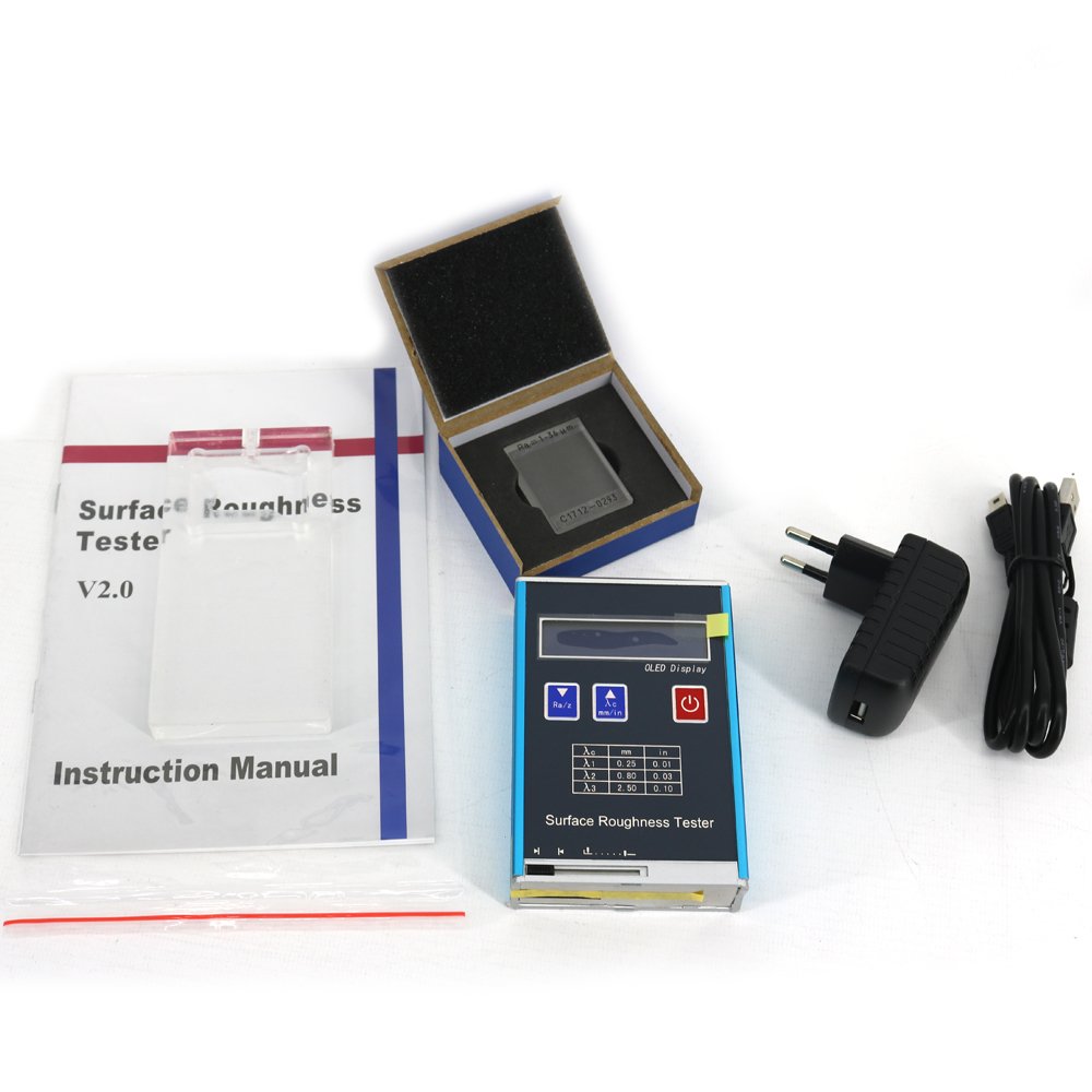 Graigar Digital Surface Roughness Tester KR110 Surftest Profilometer Profile Gauge 4 Parameters Ra Rz Rq Rt