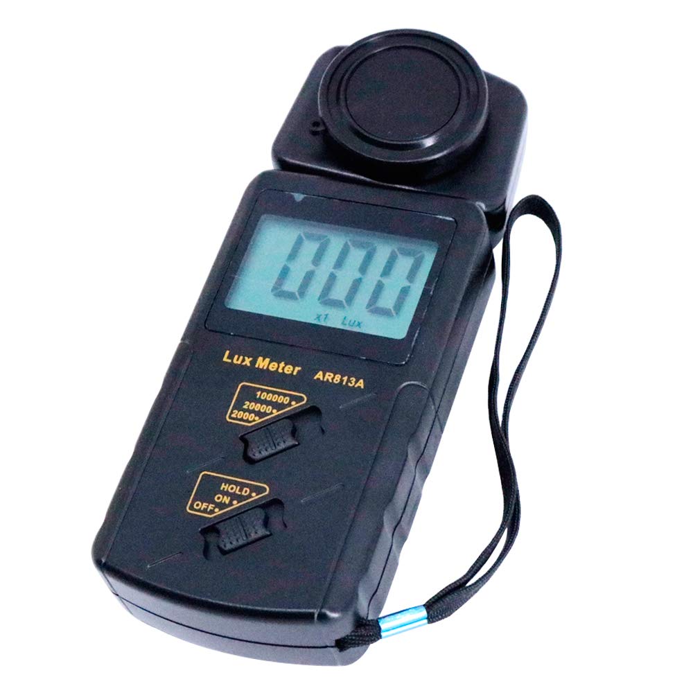 Graigar AR813A Digital Lux Meter LCD Display Light Meter Illuminometer Brightness Detector Meter