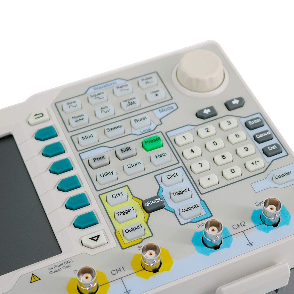 Graigar DG4062 Function Arbitrary Waveform Signal Generator 3 Models Have Standard 2 Full Functional Channels